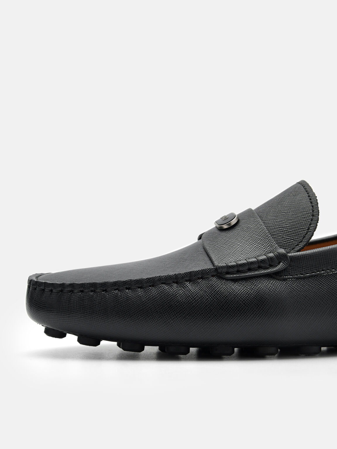 Sepatu Driving Kulit Embos, 