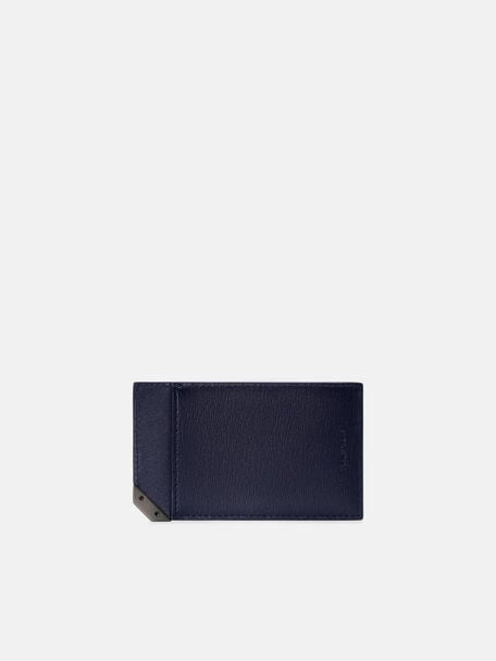 Embossed Leather Card Holder, , hi-res