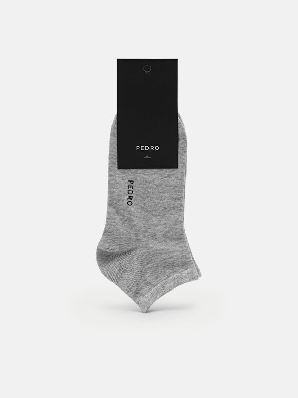 Women's Ankle Socks, Light Grey, hi-res