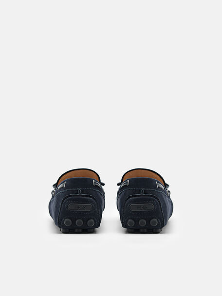 PEDRO Icon Leather Heel Sandals, Black
