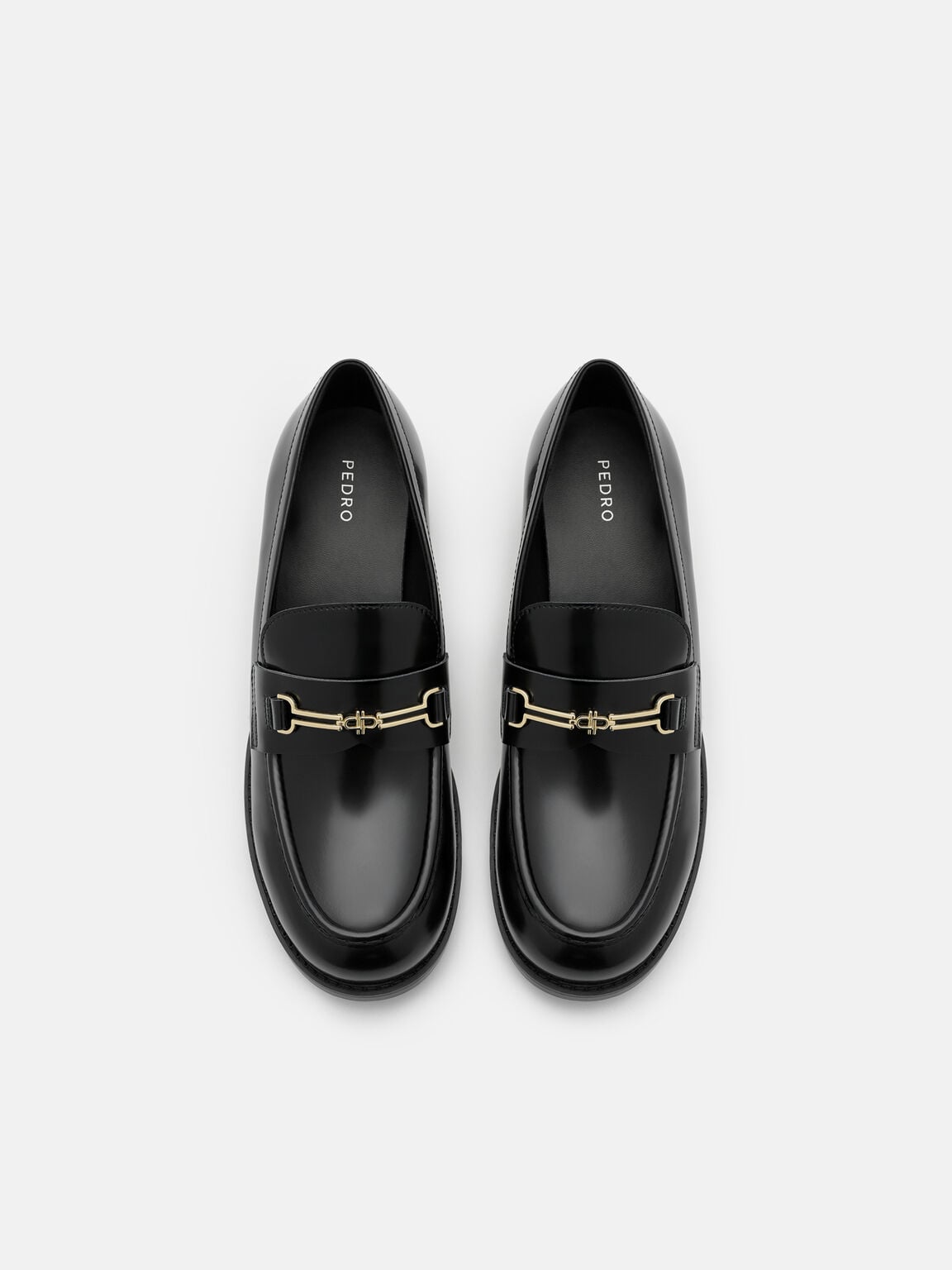 Alistair Leather Heel Loafers, , hi-res