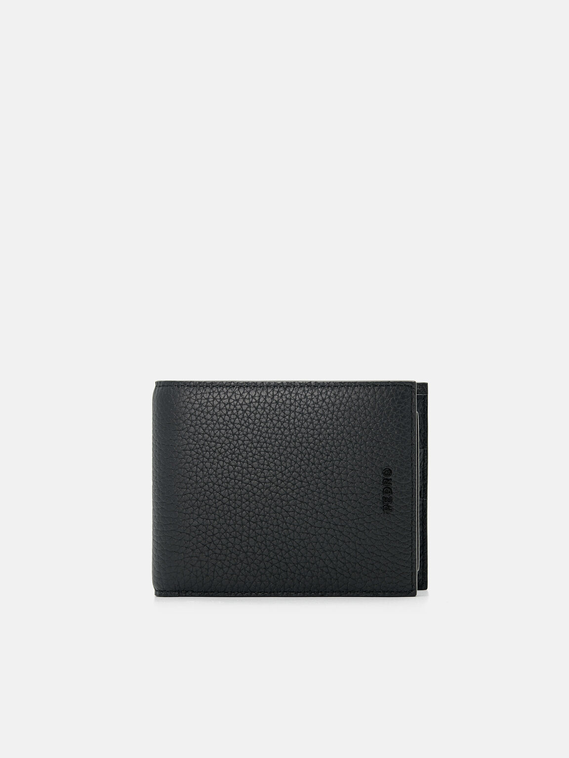 Dompet Lipat Ganda Kulit Embossed dengan Insert, , hi-res