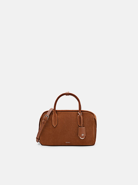 Leather Bowling Bag, , hi-res