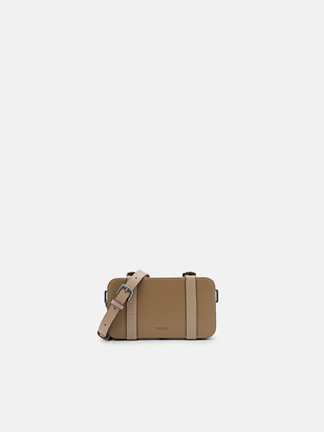Oliver Mini Sling Bag, Taupe, hi-res