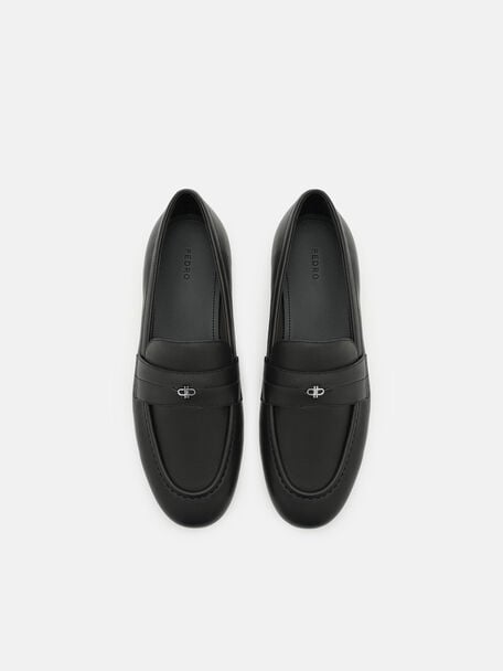 Beck Leather Penny Loafers, , hi-res