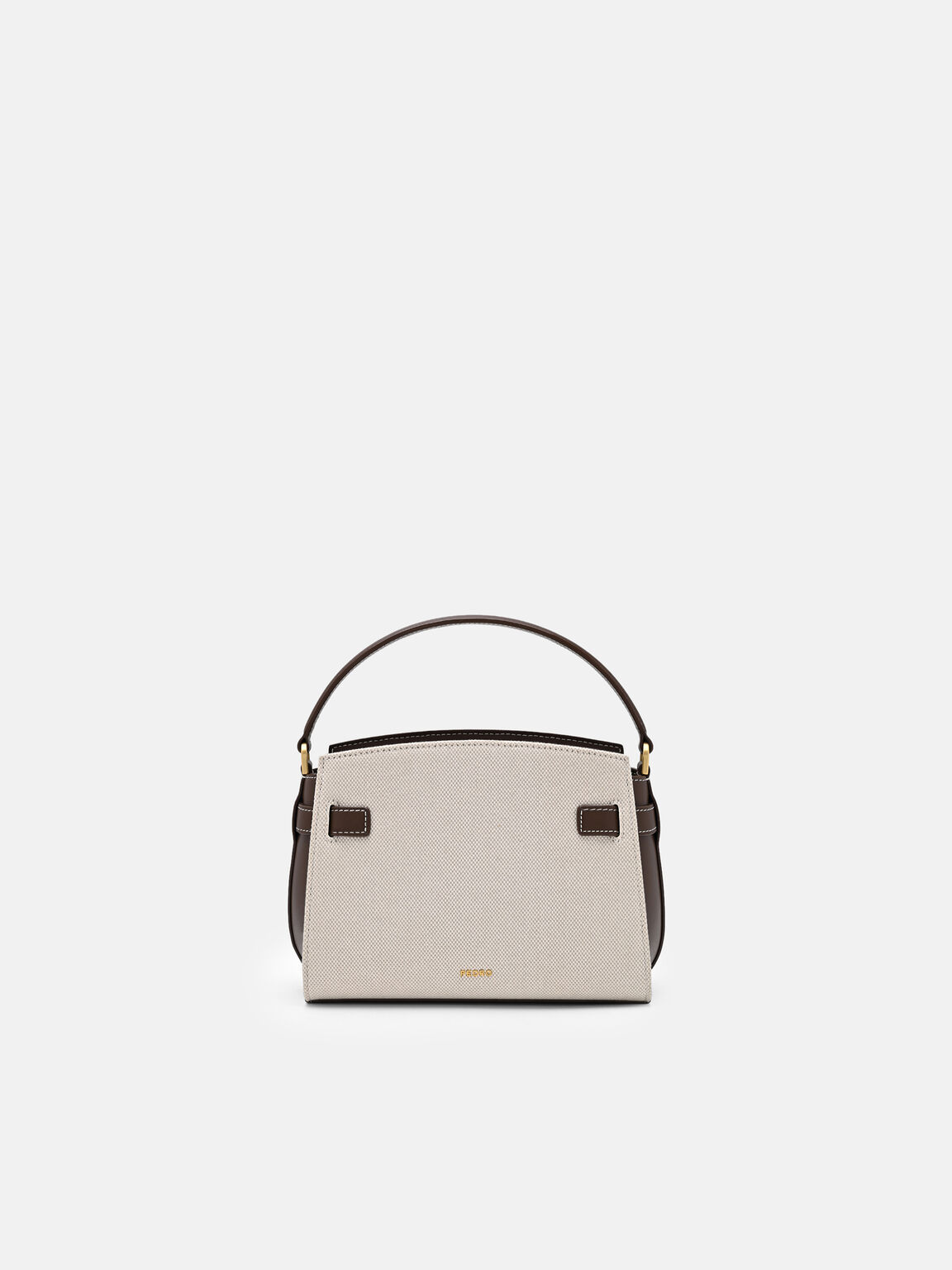 Tas Tangan Kulit dengan Sabuk, 