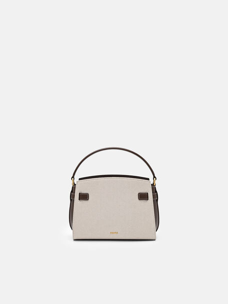 Tas Tangan Kulit dengan Sabuk, 