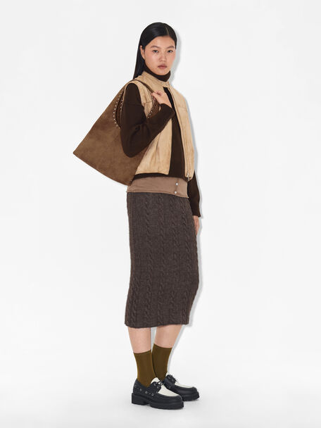 Issa Studded Hobo Bag, , hi-res