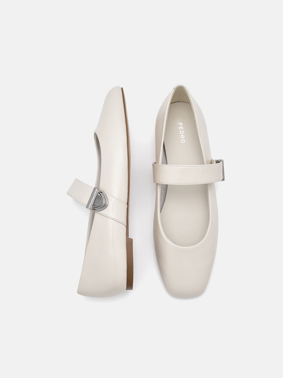 Lottie Leather Ballerina Flats, 