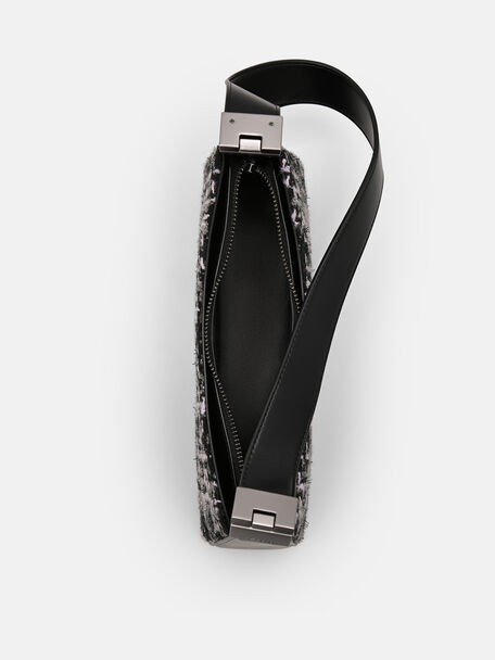 PEDRO Icon Leather Heel Sandals, Black