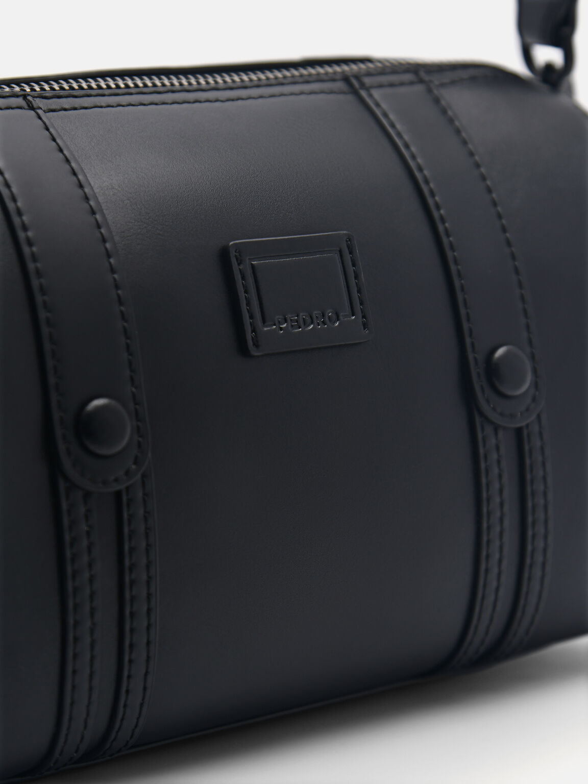 Monochrome Crossbody Bag, Black