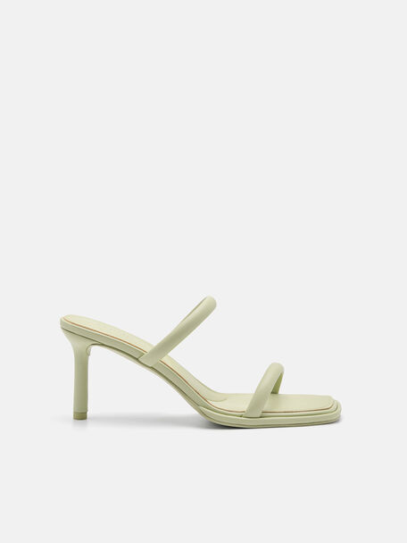 Sandal Tumit Bianca, Light Green