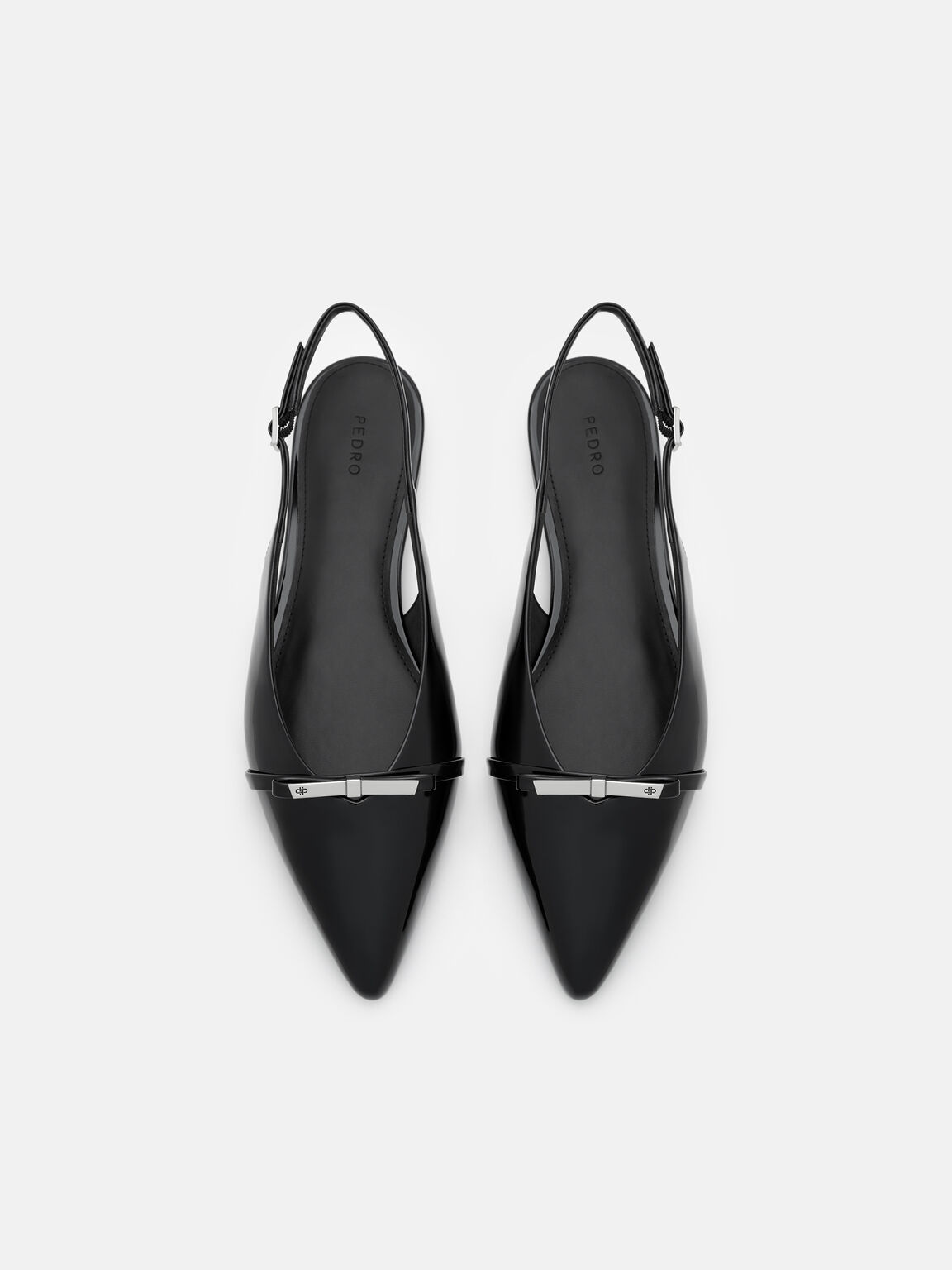 Sepatu Flat Slingback Kulit Jeanine, , hi-res