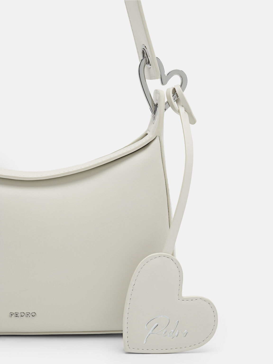Heartlink Shoulder Bag, Chalk