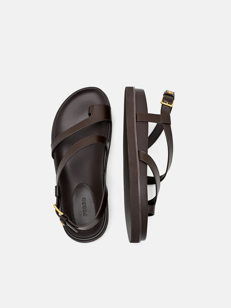 Sandal Bakcstrap Kulit, , hi-res