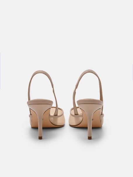 Sepatu Hak Slingback Jaring, , hi-res