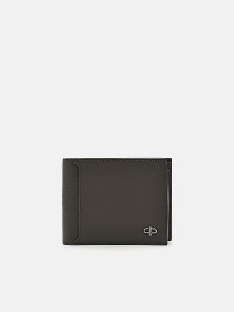 PEDRO Icon Leather Bi-Fold Wallet with Insert, Military Green, hi-res