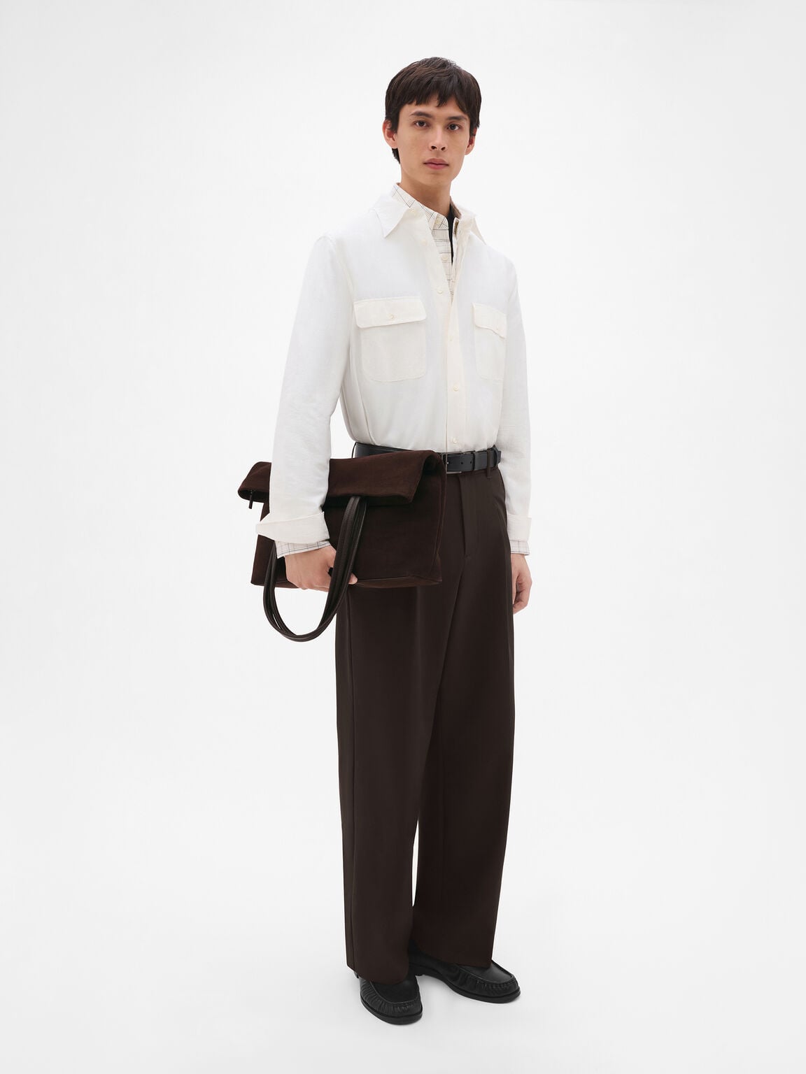 Asher Suede Tote Bag, 