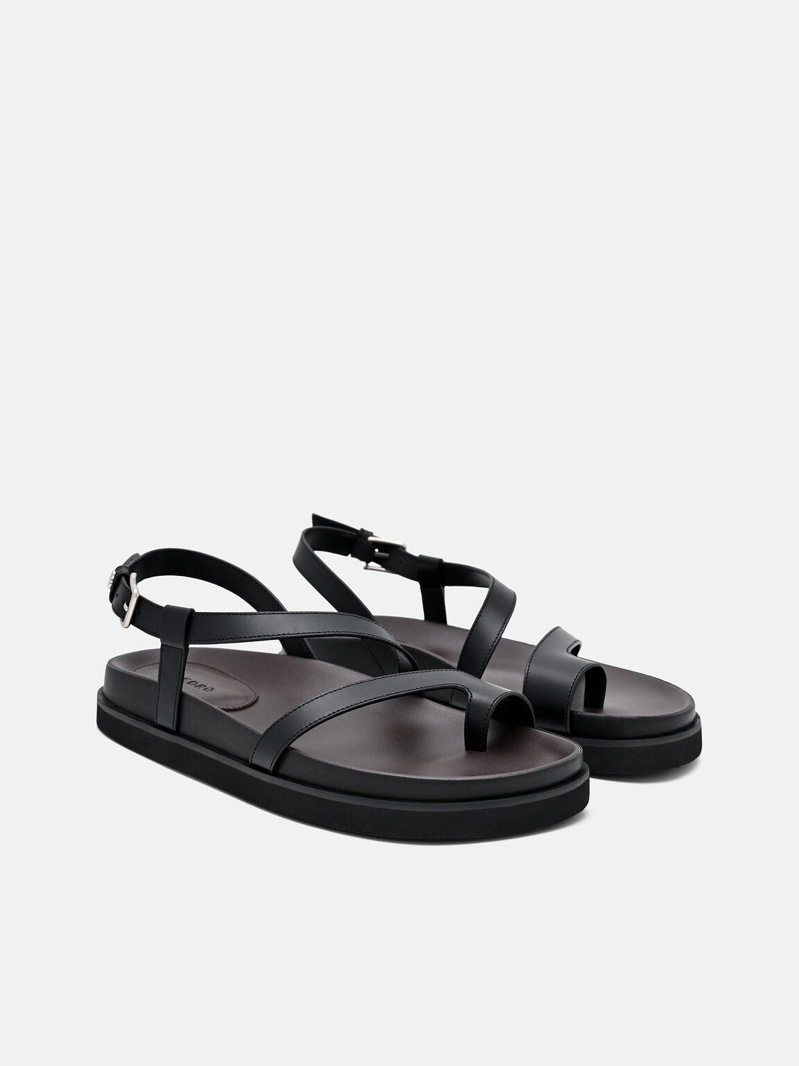 Sandal Bakcstrap Kulit, , hi-res