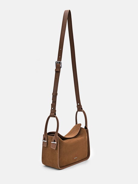 PEDRO Icon Leather Heel Sandals, Black