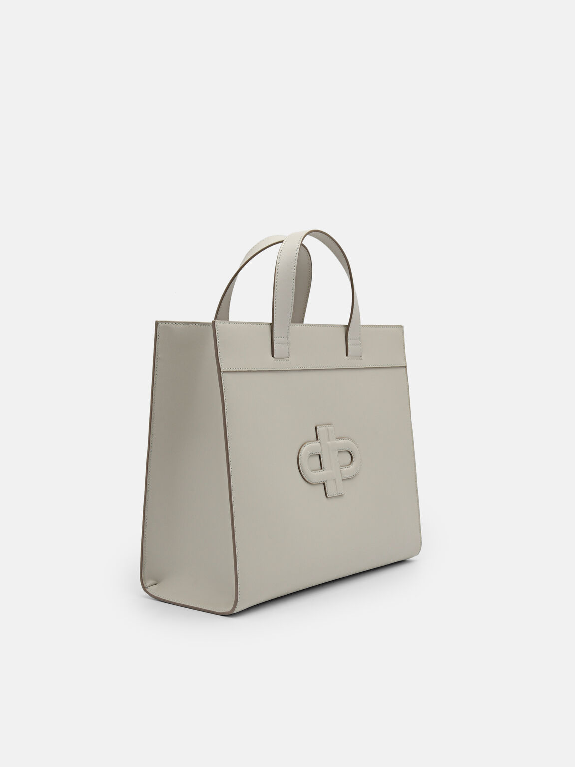 Tas Jinjing kulit PEDRO Icon, Taupe