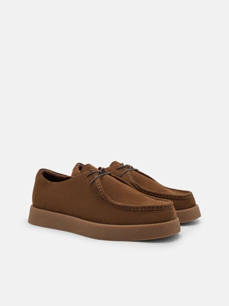 Waller Suede Derby Shoes, , hi-res