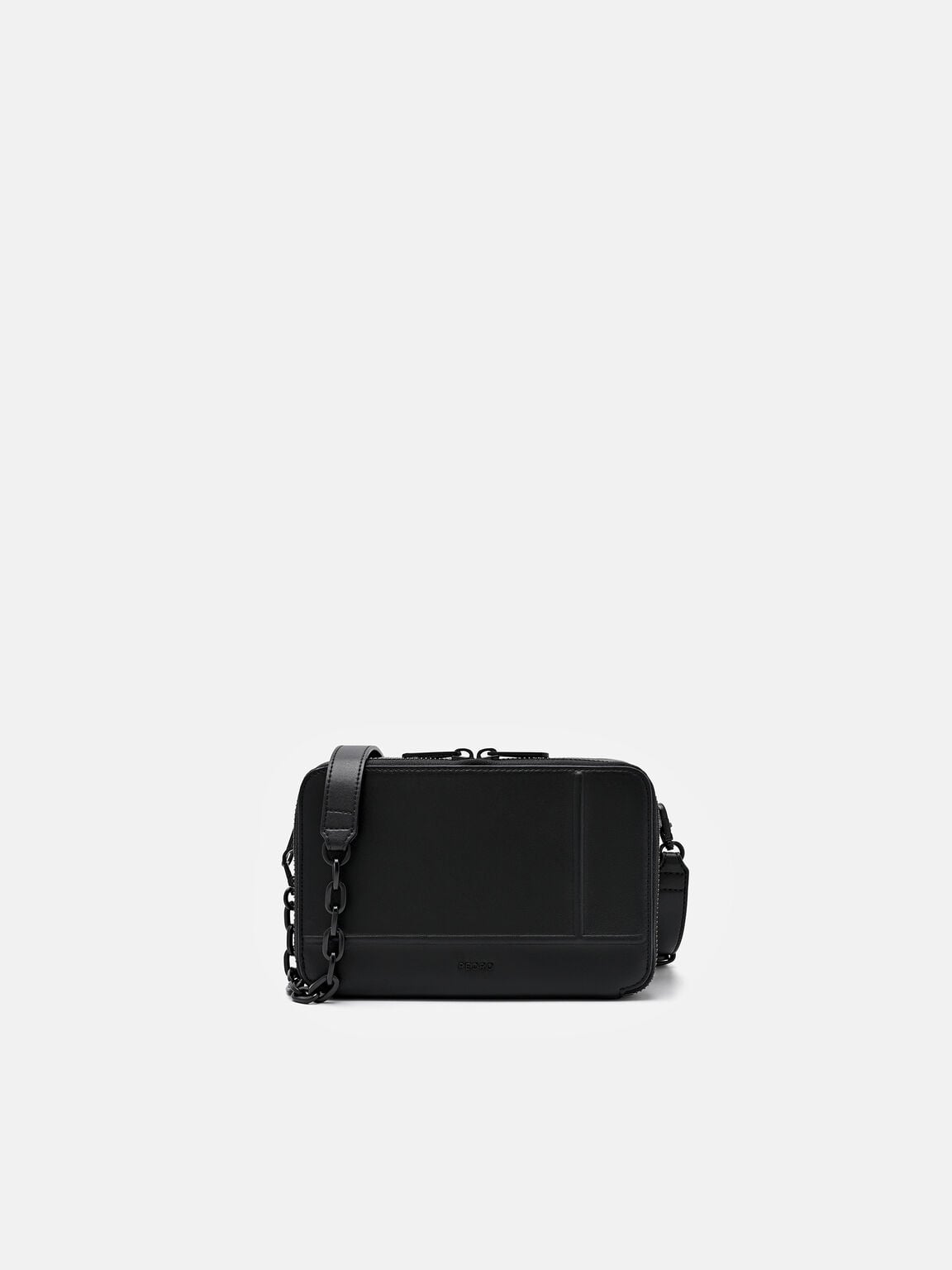 Boxy Mini Leather Crossbody Bag, , hi-res