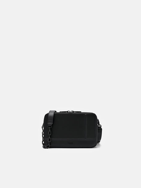 Boxy Mini Leather Crossbody Bag, , hi-res