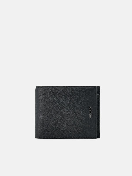 Embossed Leather Bi-Fold Wallet with Insert, 