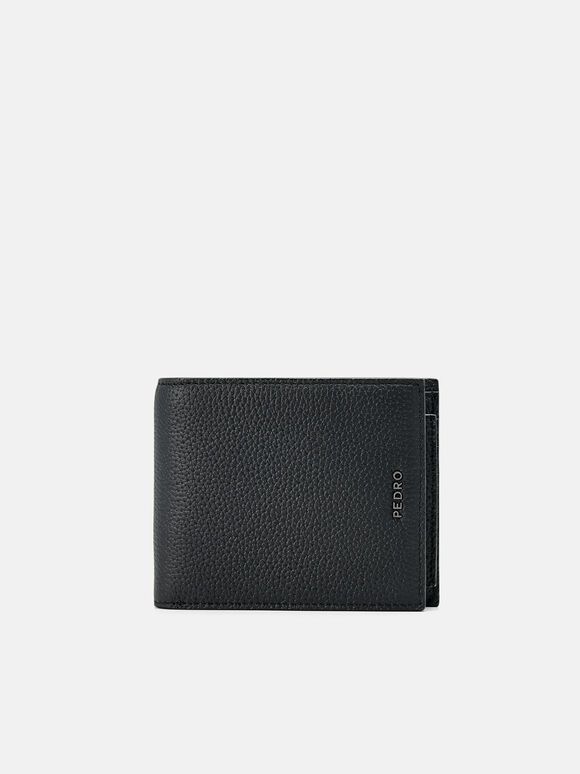 Embossed Leather Bi-Fold Wallet with Insert, 