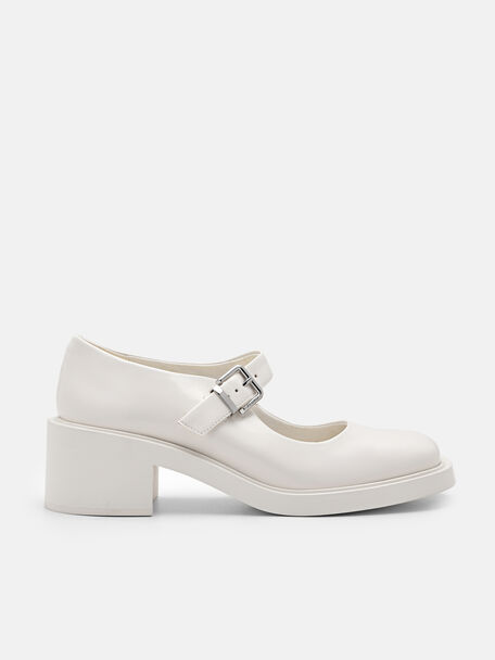 Hale Mary Jane Pumps, Chalk, hi-res