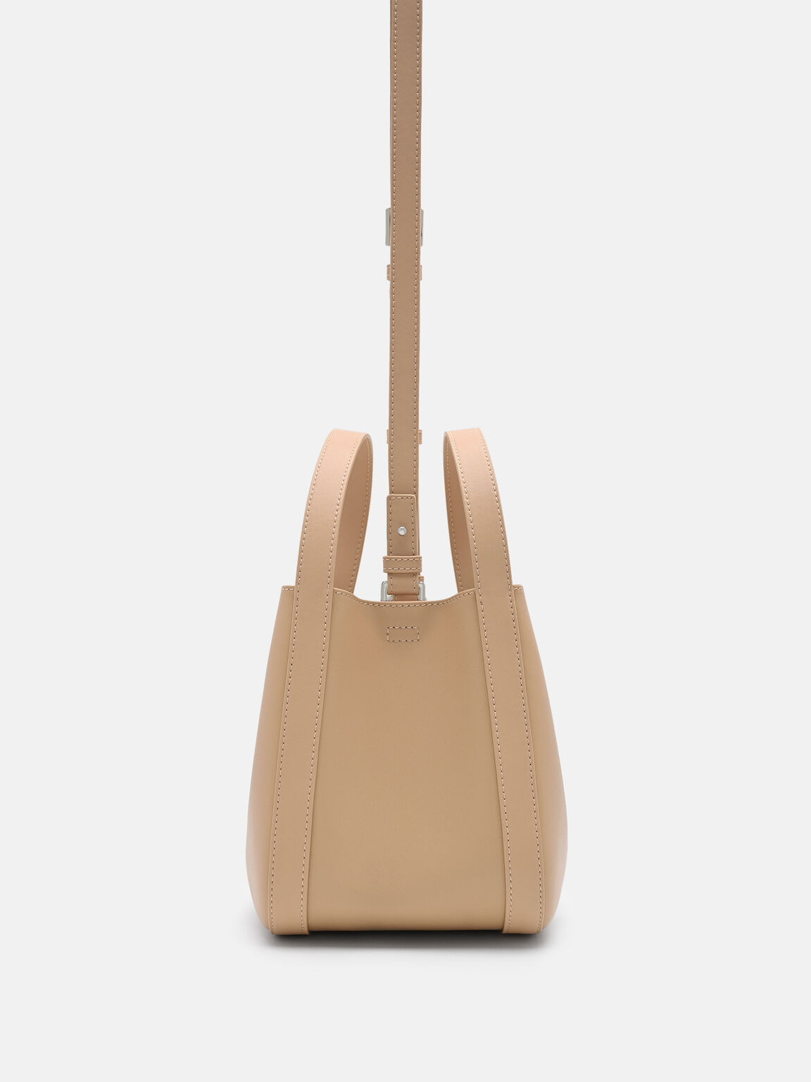 Dana Leather Bucket Bag, , hi-res