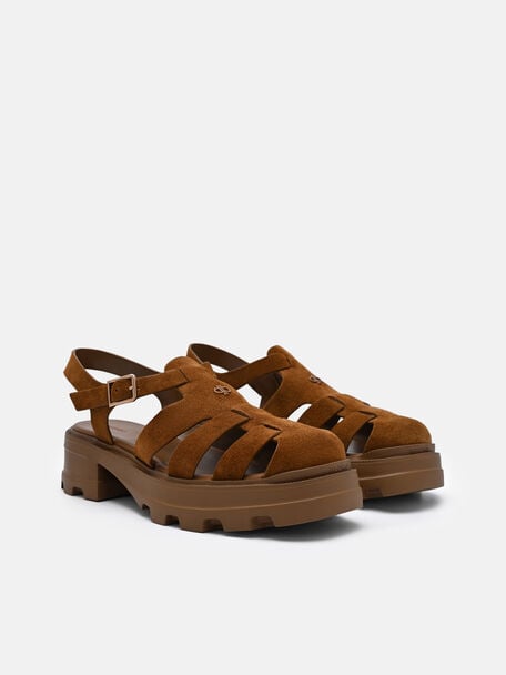 Sandal Caged Suede Verlin, , hi-res