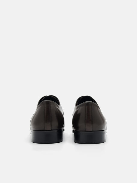 PEDRO Icon Leather Heel Sandals, Black