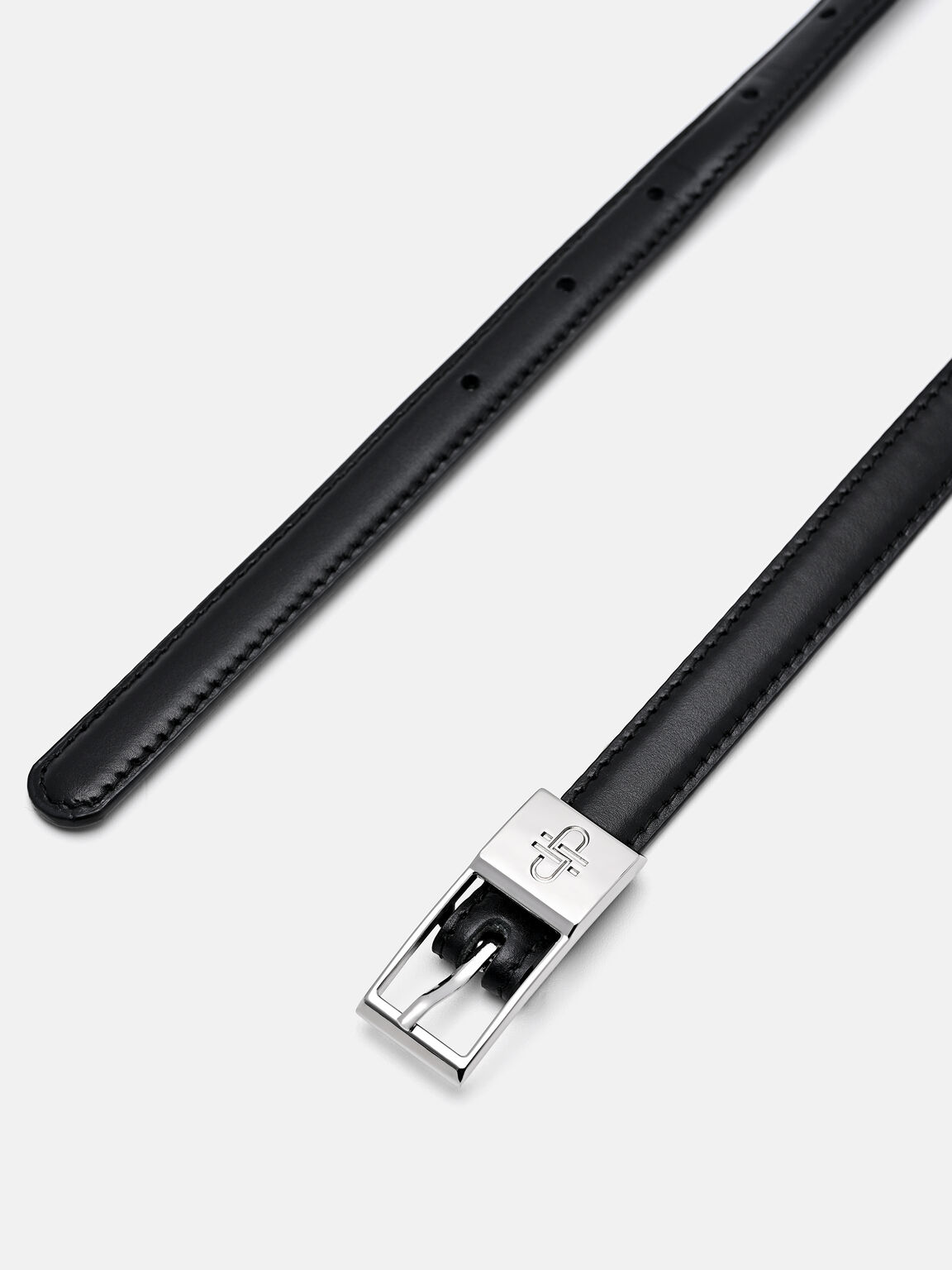Leather Pin Belt, , hi-res
