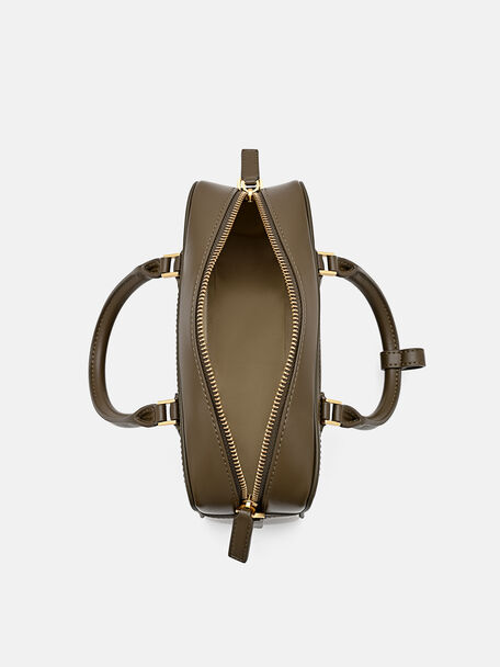 PEDRO Icon Leather Heel Sandals, Black