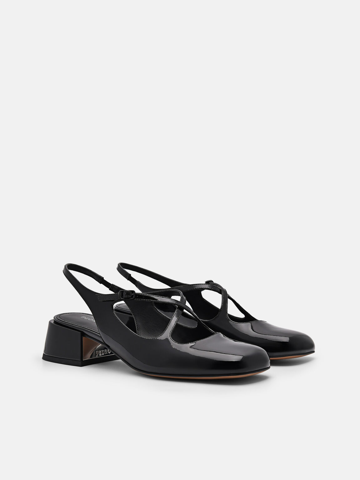 Sepatu Mary Jane Kulit Effie, 