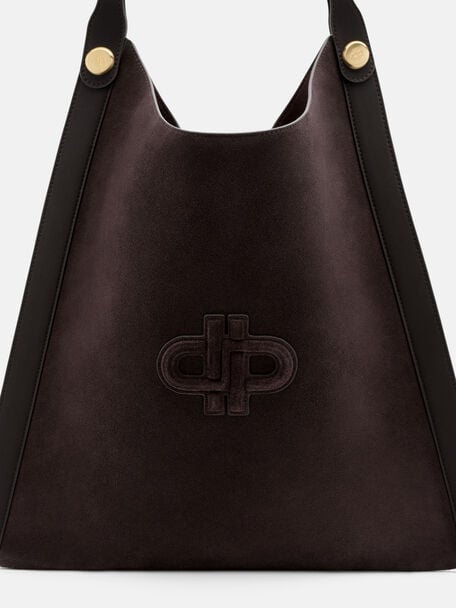 PEDRO Icon Leather Heel Sandals, Black