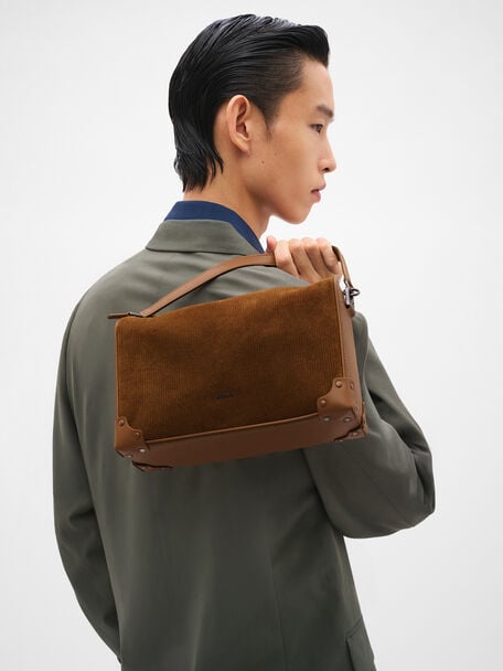 Maven Suede Crossbody Bag, , hi-res