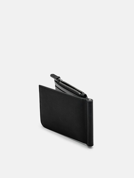 Leather Bi-Fold Money Clip, , hi-res