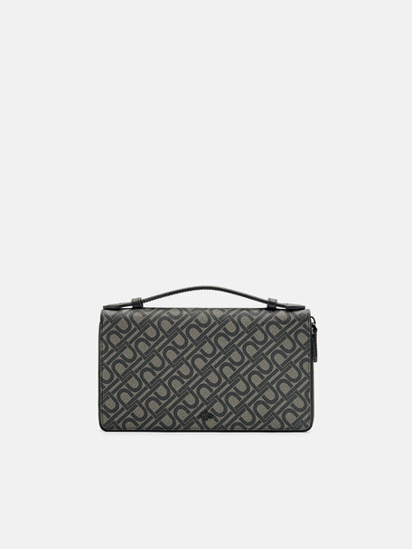 PEDRO Icon Leather Travel Organizer, Black