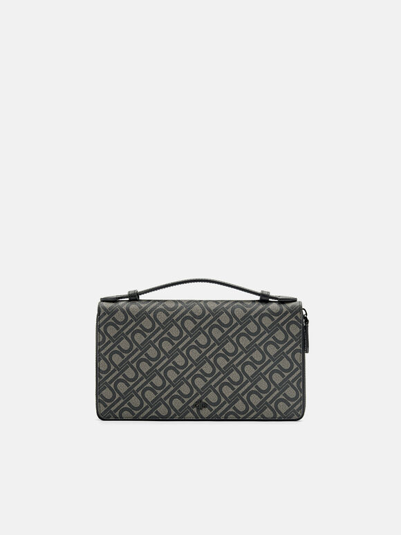 PEDRO Icon Leather Travel Organizer, Black