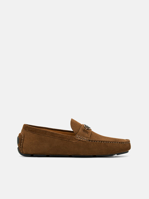 PEDRO Icon Sepatu Driving Suede Horsebit, 