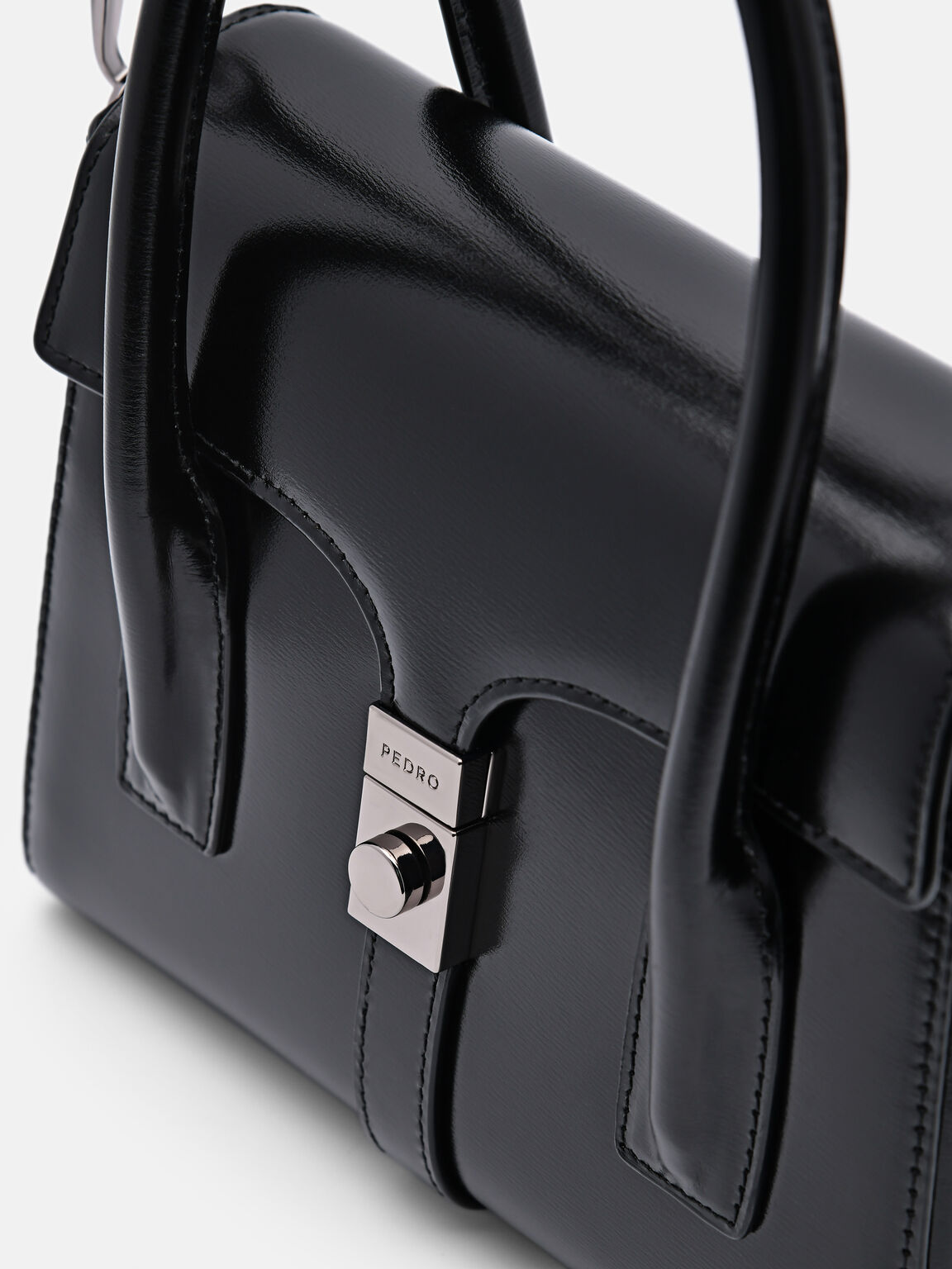 Tas Tangan Ringkas Kulit PEDRO Studio Farida, , hi-res