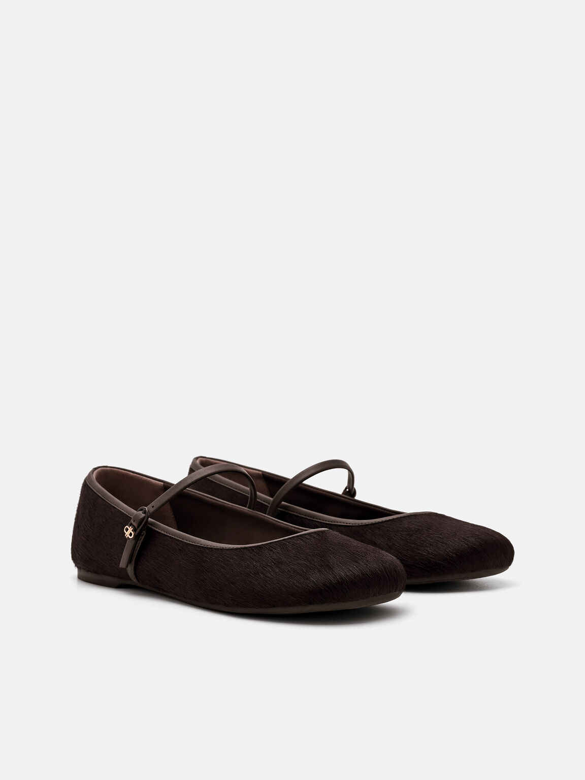 Claude Calf Hair Mary Jane Flats, , hi-res