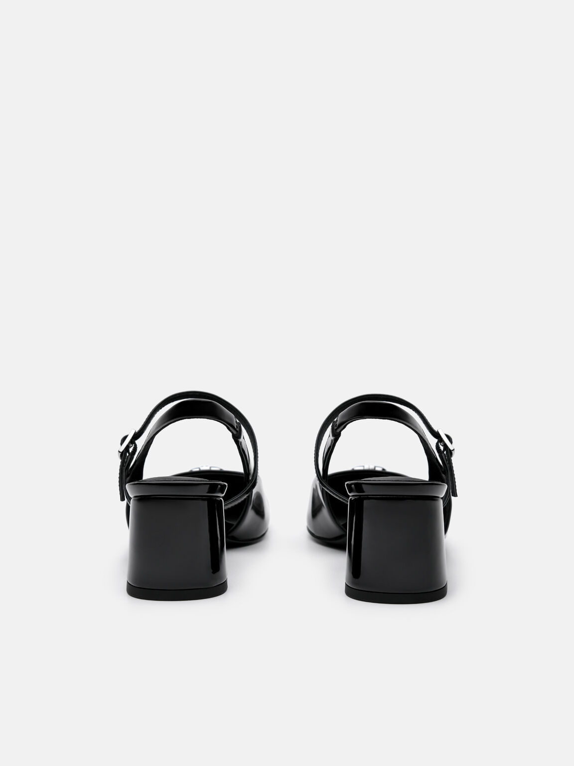 PEDRO Studio Pumps Slingback Kulit Patent, 