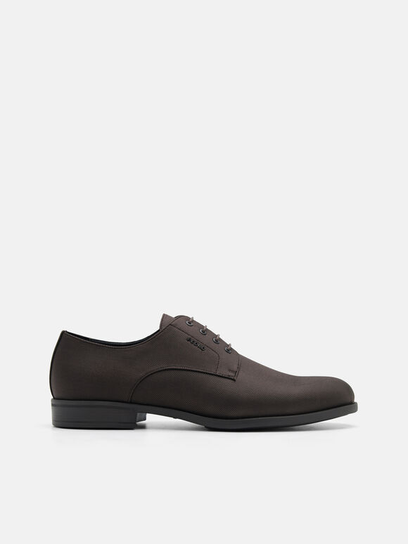 Altitude Lightweight Nylon Derby Shoes, Dark Brown, hi-res