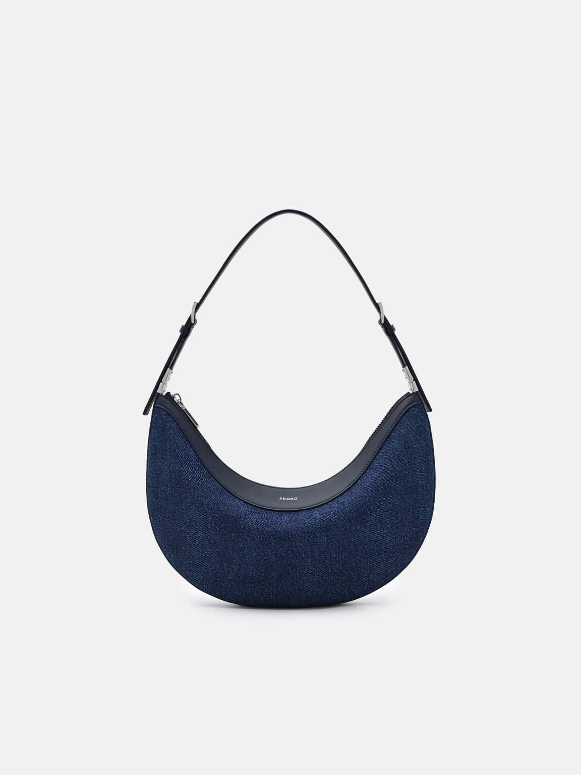 Jatte Denim Crescent Shoulder Bag, , hi-res
