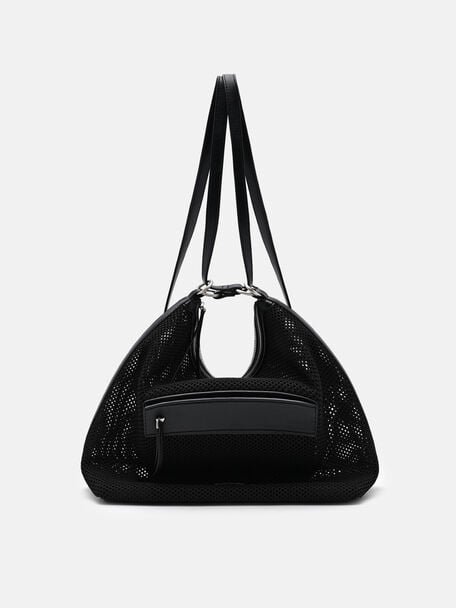 Ransel Slouchy Mesh Dua Cara Pakai, 