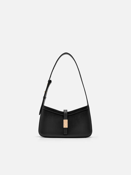 PEDRO Studio Farida Leather Shoulder Bag, Black, hi-res